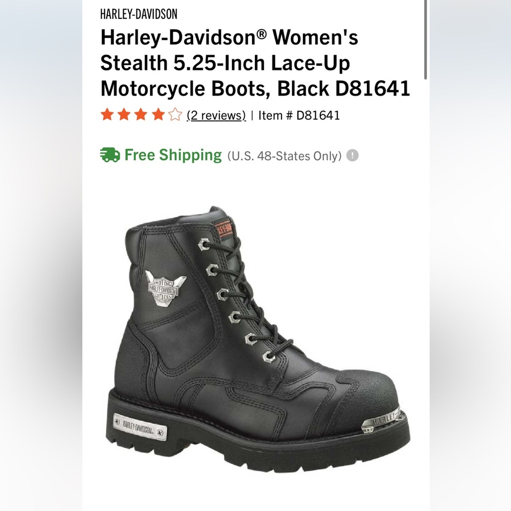 Women’s Harley boots size 9 - Picture 6 of 6